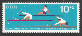 DDR-1202 - Weltmeisterschaften im Kanurennsport, Berlin - 10+5