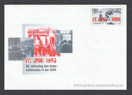 D-2342 - Plusbrief - 50 Jahre des Volksaufstandes in der DDR - 55+25