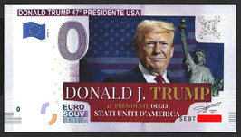 IT-2019-BT-1-ÜCOL - DONALT TRUMP 47° PRESIDENTE USA - COLORIERT