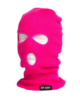 Sturmhaube 3 Loch Pink