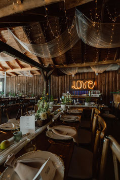LED LOVE Tür aus Holz