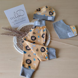 Babyset "Löwe"- 3 teilig Gr.74