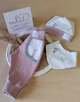 Babyset "Hase"- 3 teilig Gr.62