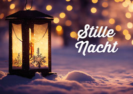 Weihnachtspostkarte »Stille Nacht«