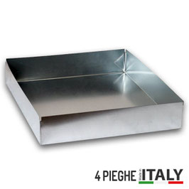 Tetto a scatola 4 pieghe in lamiera zincata | stock 5 pezzi