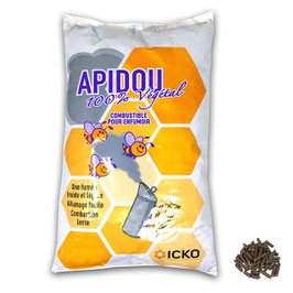 APIDOU Natural  combustibile vegetale per affumicatore