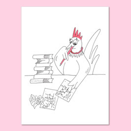 Schriibbudiigg Huhn