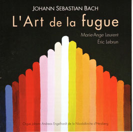 Bach, L'Art de la fugue, 2 CD. Orgue historique Engelhardt d'Herzberg (Basse-Saxe)