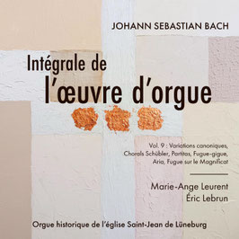 Volume IX : Chorals Schübler, Variations Canoniques, Aria en fa majeur, Trois partitas, fugue gigue