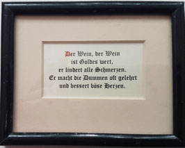 Sprüche in einfachen Rähmchen