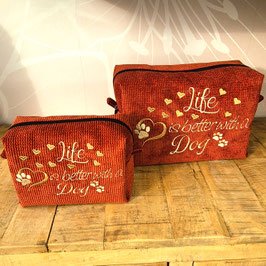 ★ Necessaire Set Life is better Herz ★