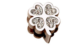 'GLÜCKSKLEE CHARM' SILBER
