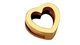 'HERZ CHARM' GOLD