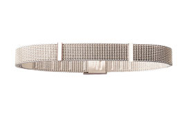 MESH EDELSTAHLBAND SILBER