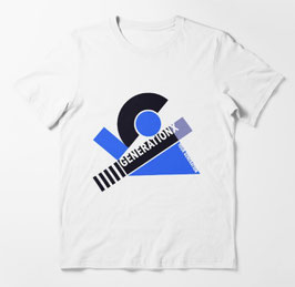GENERATION X /2 WHITE  BLUE LOGO