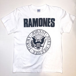 RAMONES ロゴTシャツ/WHT