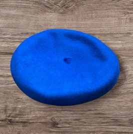 WOOL FELT BERET ROYAL BLUE
