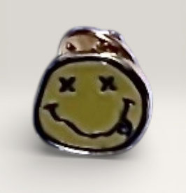 NIRVANA YELLOW ENAMEL PIN