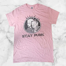 STAY PUNK T-shirt PINK  /S