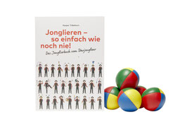 Jonglierbuch mit Jonglierbällen