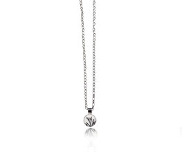 Collana Cipresso con castone - Memorie platino