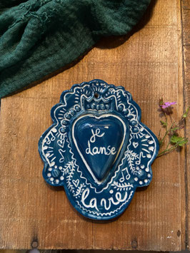 Je danse la vie -bleu canard-