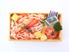 ズワイ蟹のちらし寿司弁当