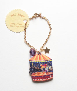メリーゴーランドのバッグチャーム