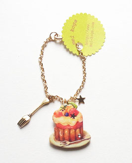 カップケーキのバッグチャーム