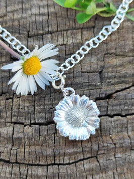 Mini Gänseblümchen Anhänger mit Karabiner