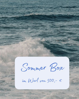 Maxi Sommer Box mit Schmuck aus dem Meer im Wert von 500,-€