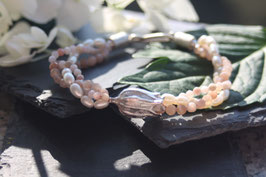 Lichtnelken Armband mit Opal