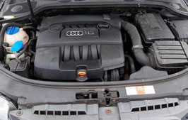 Motor Audi A3 1.6 CCSA 49 TKM 75 KW 102 PS komplett inklusive Lieferung