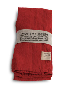 Lovely Linen real red