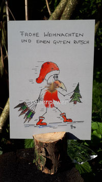 Kunstpostkarte "Guter Rutsch"