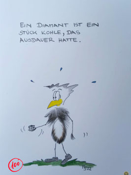 Kunstpostkarte "Diamant"
