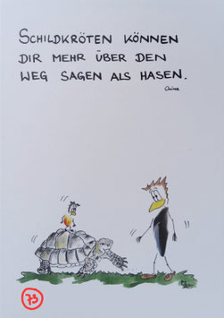 Kunstpostkarte "Schildkröten"