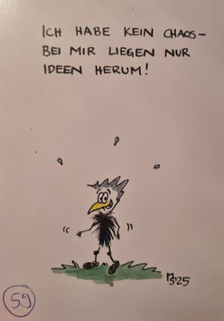 Kunstpostkarte "Chaos"