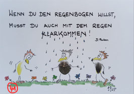 Kunstpostkarte "Regenbogen"