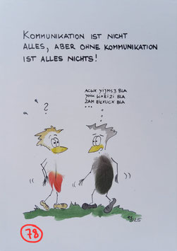 Kunstpostkarte "Kommunikation"