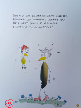 Kunstpostkarte "Wasser"