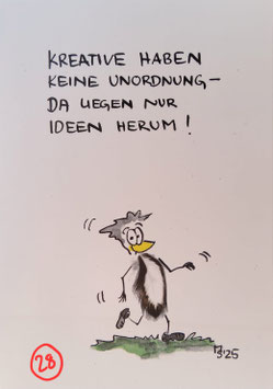 Kunstpostkarte "Kreative"