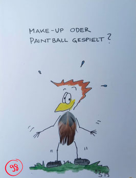 Kunstpostkarte "Make up"