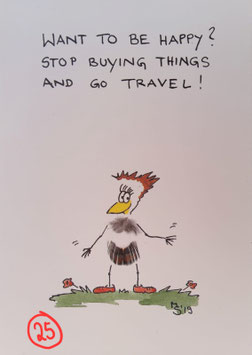 Kunstpostkarte "Happy"