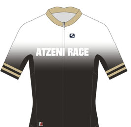 ATZENI RACE CLASSICS Jersey Men/ weiss - schwarz - cremegold