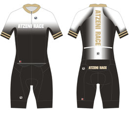 ATZENI RACE CLASSICS Men Racesuit / weiss - schwarz - cremegold