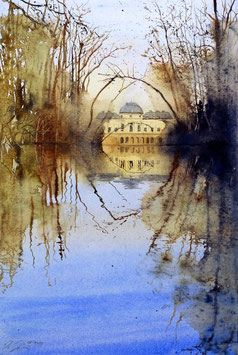 #809 / Schloss Monrepos - Still ruht der See / In the mirror (Monrepos Palace),