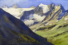 #854 / Val d’Anniviers - Bergblick am Moiry-Stausee / Mountain view at the Moiry Reservoir