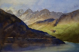 #860 / Val d’Anniviers - Bergblick am Moiry-Stausee II / Mountain view at the Moiry Reservoir