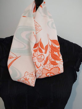 L'écharpe réversible Kimono de soie.